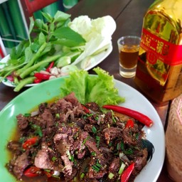 ลาบเนื้อขม+เปรี้ยว