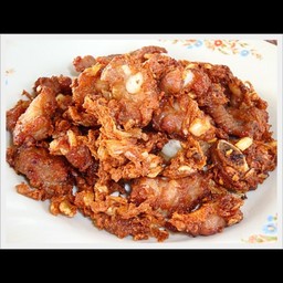 กระดูกอ่อนทอดกระเทียม