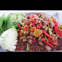 ตำหอยแครง