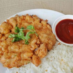 ข้าวไข่เจียวกุ้งสับ