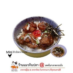 ข้าวไก่คาราอาเกะ Size S (แถมฟรีซุปมิโซะ)