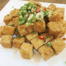 เต้าหู้พริกเกลือ จานใหญ่