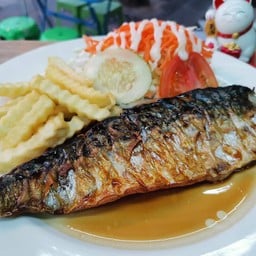 สเต็กปลาซาบะ ซอสเทริยากิน้ำผึ้ง