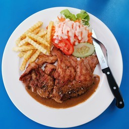 สเต็กสันคอหมู