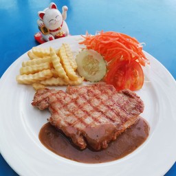 สเต็กหมูสันนอก