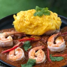 ข้าวไข่ข้นต้มยำกุ้ง