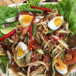 ปูปลาร้าใข่ต้ม