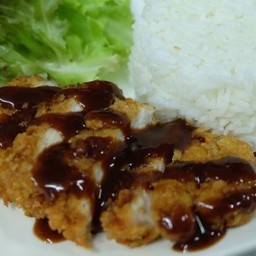 ข้าวหมูทอดทงคัตสึ