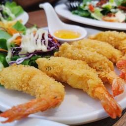 กุ้งชุบแป้งทอด