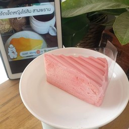 เค้กนมชมพู