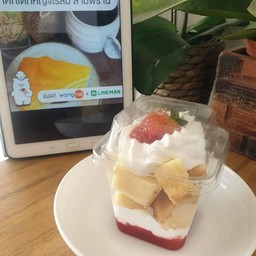 เค้กถัง วนิลาสตรอเบอร์รี่