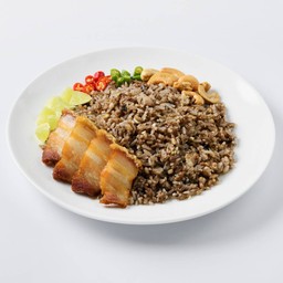 ข้าวผัดหนำเลี๊ยบหมูสับเม็ดมะม่วง