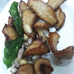 คอหมูทอด