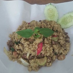 ข้าวผัดเขียวหวานไก่