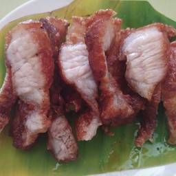 หมูสามชั้นทอด