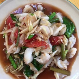 ตำซั้วหัวไก่โอก