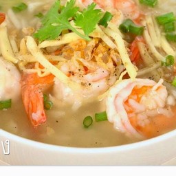 ข้าวต้มไก่&  กุ้ง