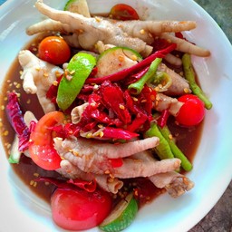 ตำเกาเหลาซุปเปอร์ตีนไก่