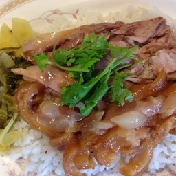 ข้าวขาหมู (เนื้อล้วน)