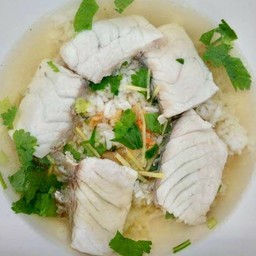 ข้าวต้มเนื้อปลากะพงคะ
