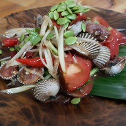 ตำหอยแครง