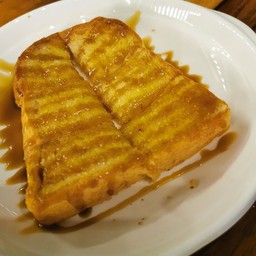 ขนมปังปิ้ง+คาราเมล