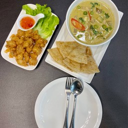 โรตีแกงเขียวหวาน