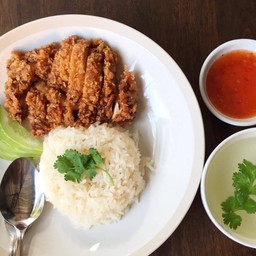 ข้าวมันไก่ทอด