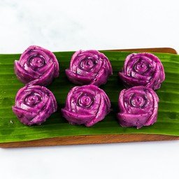 ขนมมันม่วง(ขนมนึ่ง)