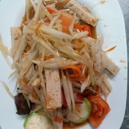 ตำหมูยอปูปลาร้า