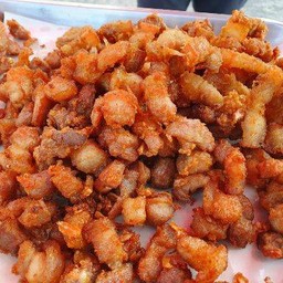 ข้าวเหนียวหมูทอดสูตรเทวดาบอก ตลาดพรประเสริฐ