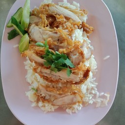 ข้าวมันไก่ทอด