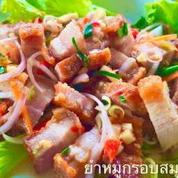 F6 ยำหมูทอด