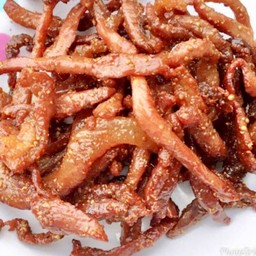 หมูแดดเดียวทอด 1ขีด  80