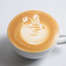 กาแฟลาเต้ร้อน