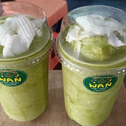 ชาเขียวมะพร้าวอ่อนปั่น