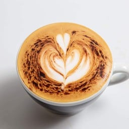 กาแฟคาปูชิโน่ร้อน