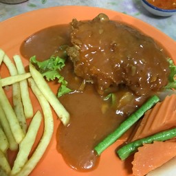 สเต็กปลาซอสส้ม
