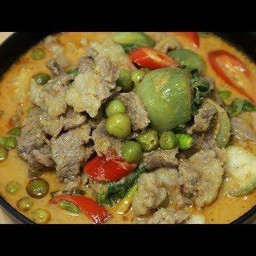 ขนมจีนแกงเขียวหวานเนื้อ