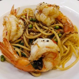 สปาเก็ตตี้ขี้เมากุ้ง