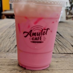 นมชมพูเย็น Pink Milk (Iced)
