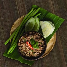 Options chicken or pork