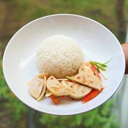 Yum Moo Yor With Rice