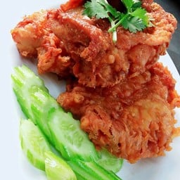 ไก่สับผสม จานใหญ่