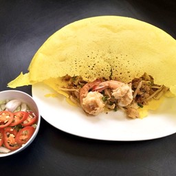 ขนมเบื้องญวนกุ้งสด