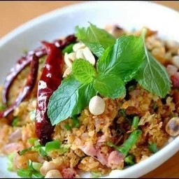 แหนมข้าวทอด