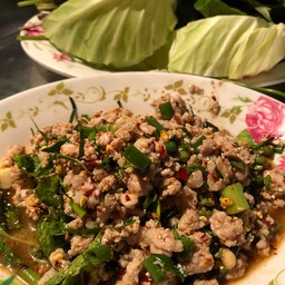 ลาบหมูสุก