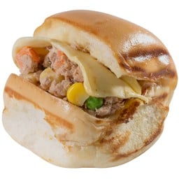 ขนมปังปิ้ง-เบอร์เกอร์ทูน่าชีส