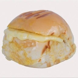 ขนมปังปิ้ง-เบอร์เกอร์ชีสลาวาล้วน