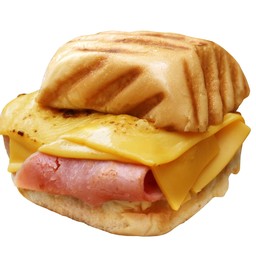 ขนมปังปิ้ง-เบอร์เกอร์แฮมชีสไข่